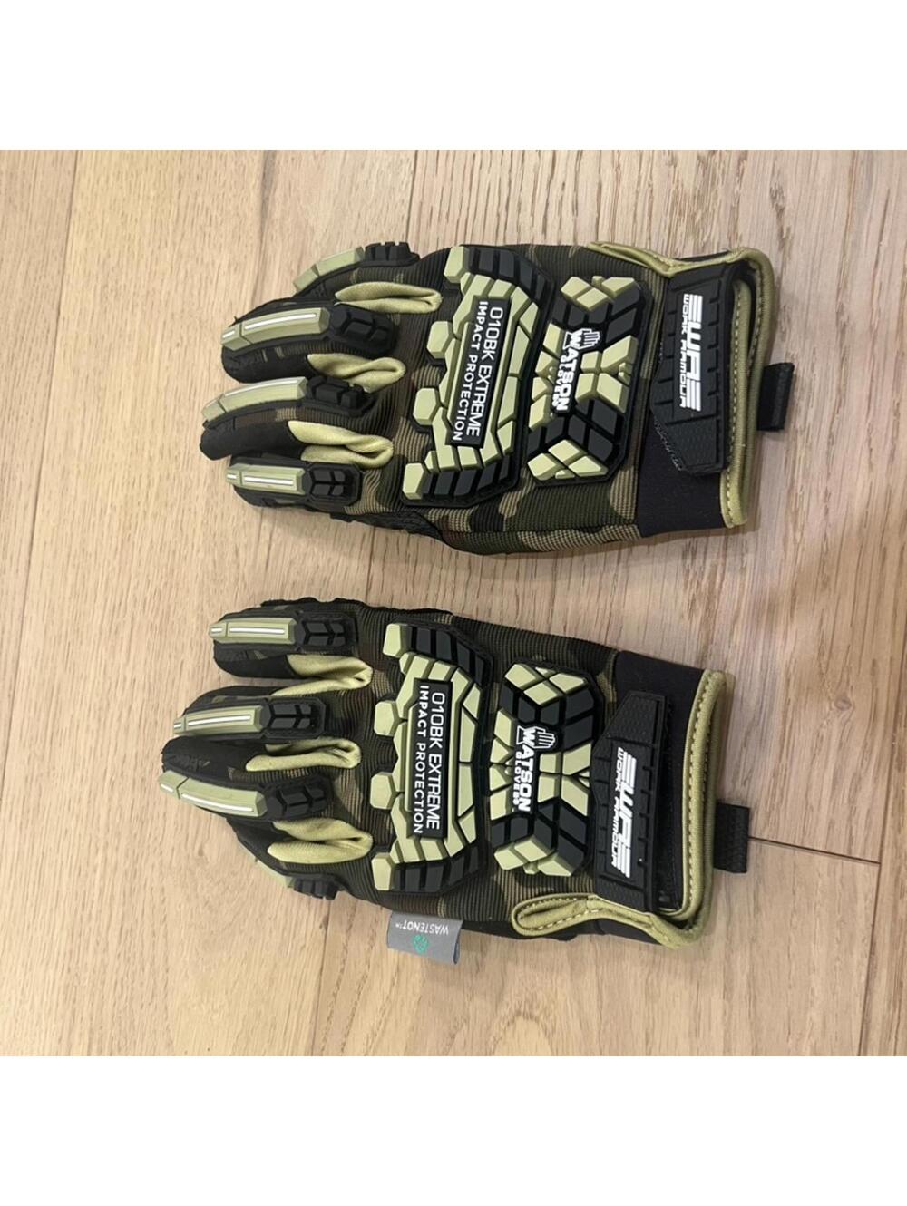 Watson Work Armour Extreme Impact Work Gloves – Camo – Men’s Medium (Approx.)